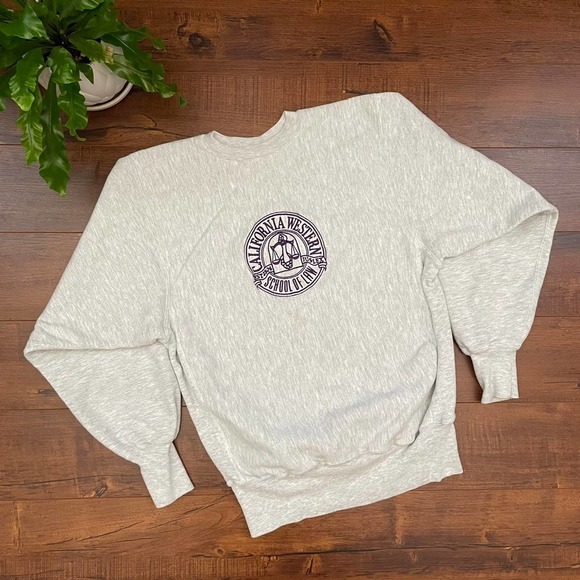 Reverse Weave Crewneck Sweaters